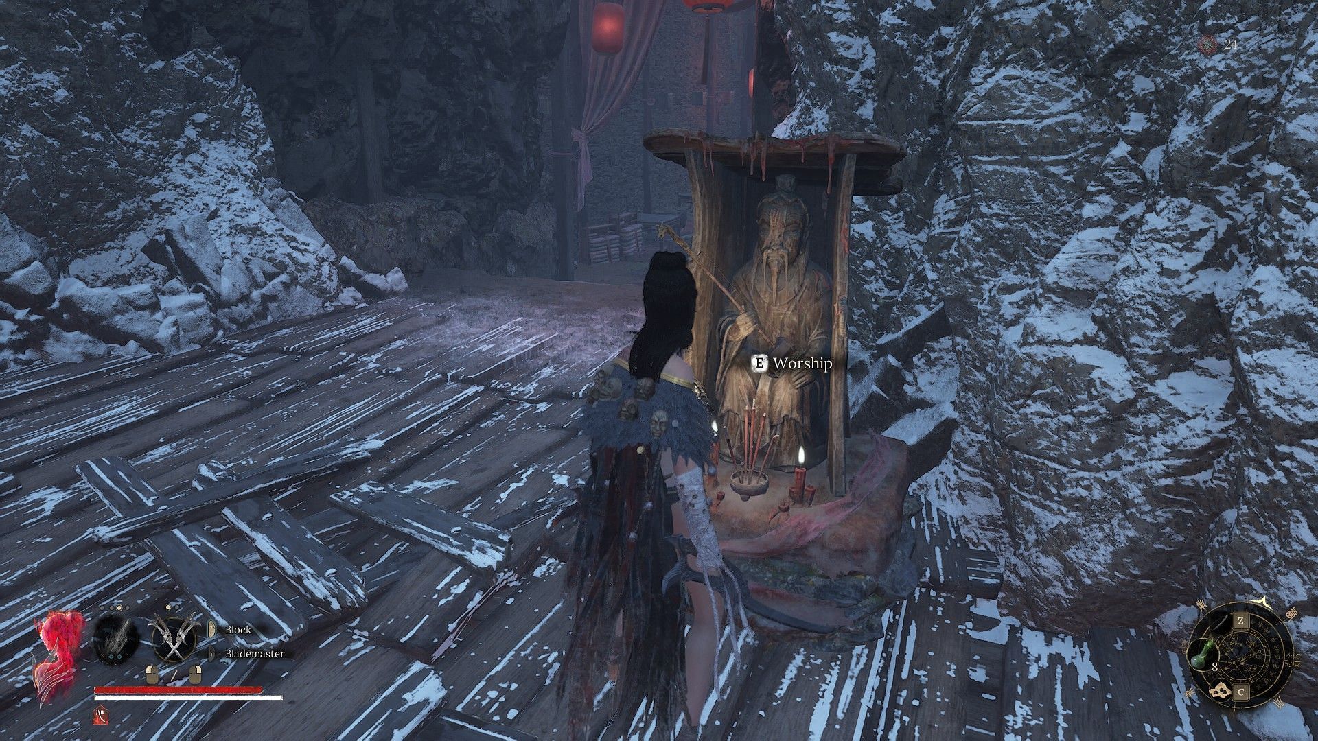 Bride's Boudoir shrine location (Image via 505 Games)